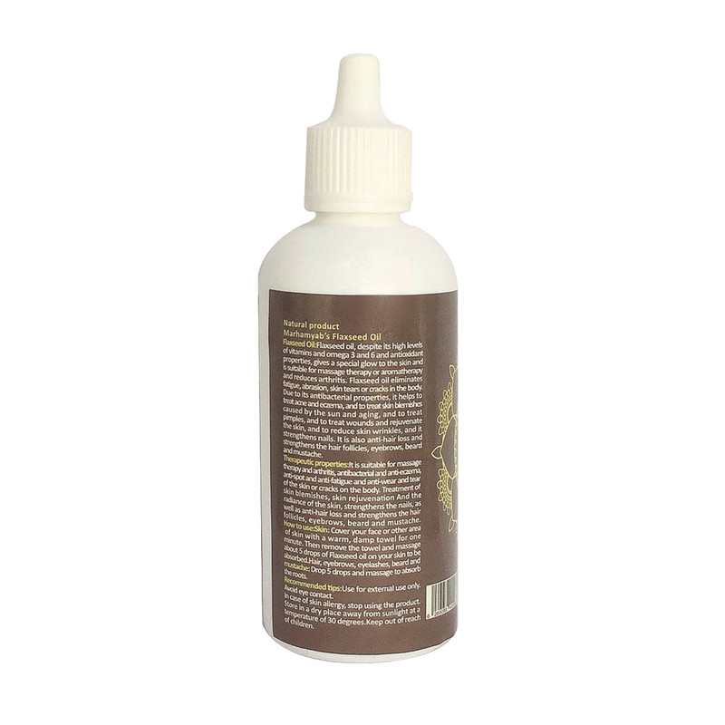 روغن تقویت کننده مو ریش و سبیل مرهم یاب مدل دانه کتان حجم 80 میلی لیتر روغن تقویت کننده مو ریش و سبیل مرهم یاب مدل دانه کتان حجم 80 میلی لیتر