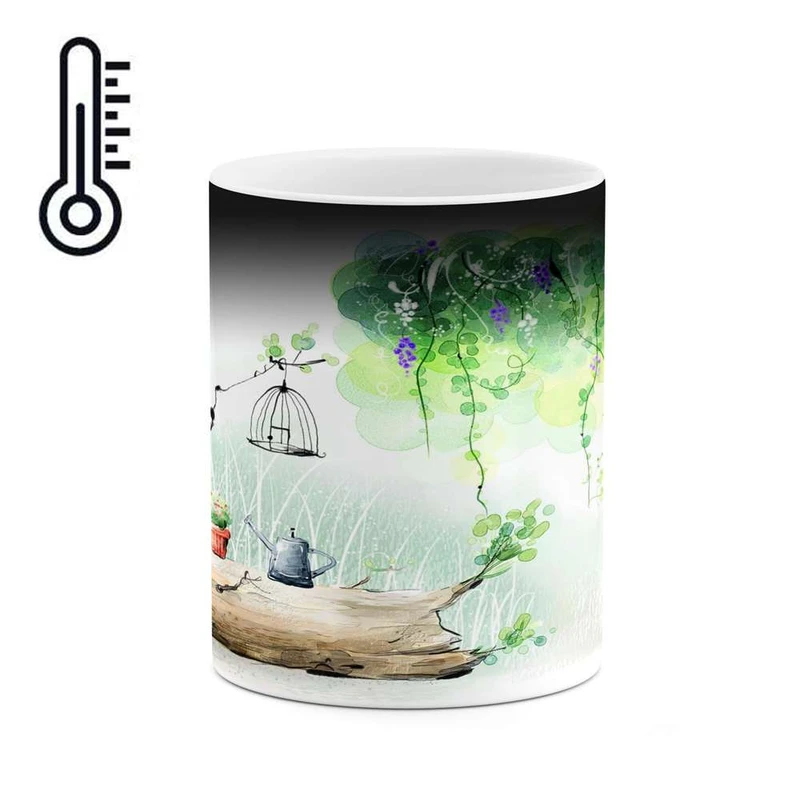 ماگ حرارتی کاکتی مدل نقاشی کد mgh13807