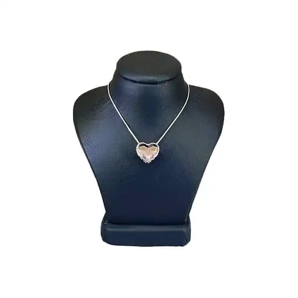 گردنبند زنانه سواروسکی مدل قلب دو رو کد 195223