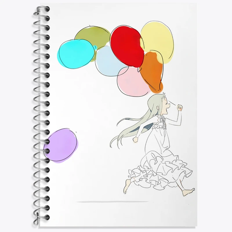 دفتر لغت 50 برگ خندالو طرح میکو هونما انیمه آنوهانا کد 31992