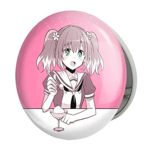 آینه جیبی خندالو طرح نانا انیمه نانای بی استعداد مدل تاشو کد 23782 