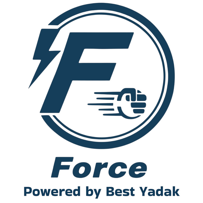 بلبرینگ چرخ جلو فورس مدل یک‌تکه قطر 65 میلی متر مناسب برای تیبا و تیبا 2