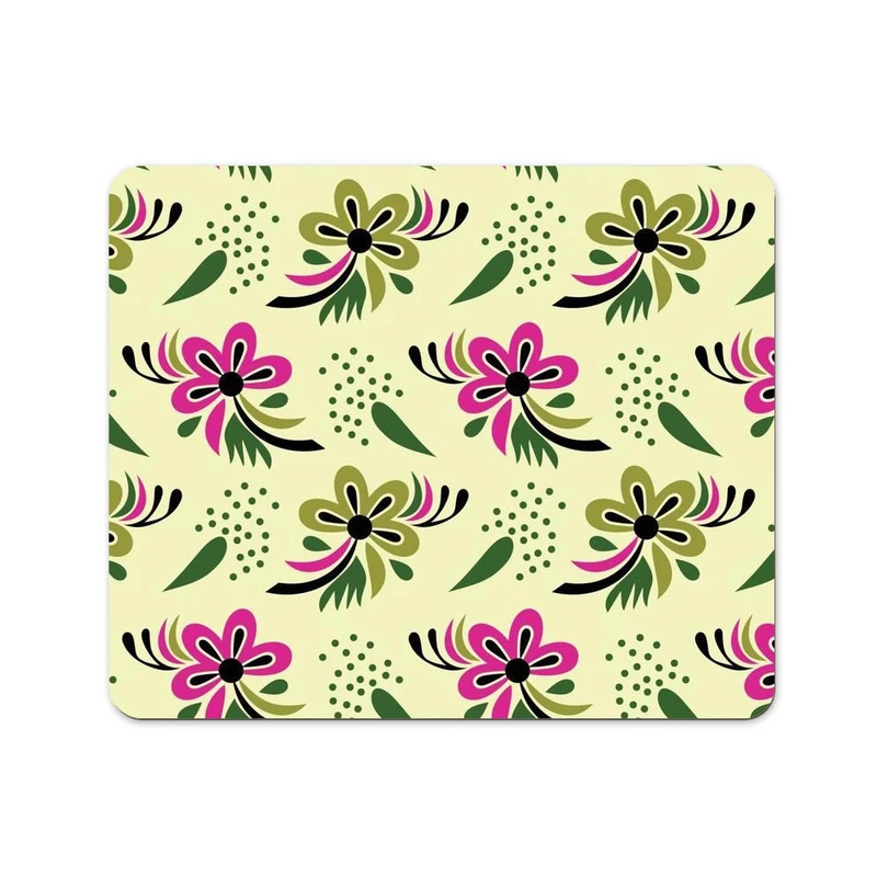   ماوس پد پاد آفرین طرح گل کد 224 سایز 19*24 سانتی متر