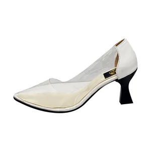 کفش زنانه سیی 1966 مدل طلقی شیشه ای پرنس کد 2338.1