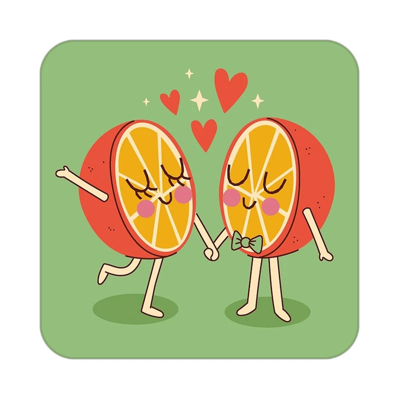 زیر لیوانی کاکتی طرح عاشقانه مدل mp37364