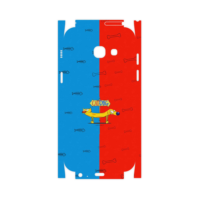 برچسب پوششی ماهوت مدل CatDog-FullSkin مناسب برای گوشی موبایل سامسونگ Galaxy A3 2017