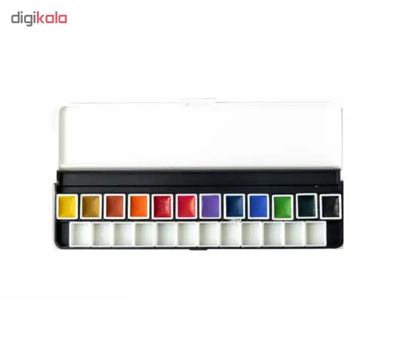 آبرنگ 12 رنگ آقامیری مدل 001