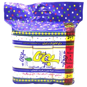 دستمال کاغذی 200 برگ بی تا مدل BI_SH600DAS بسته 3 عددی