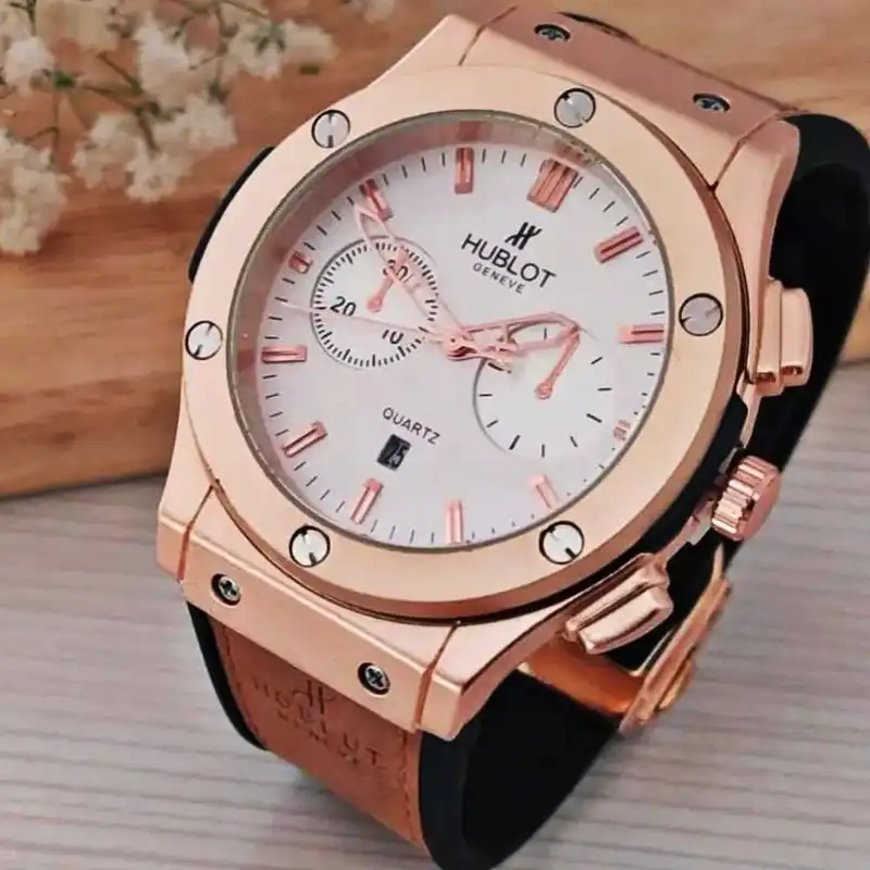 ست ساعت مچی عقربه ای زنانه و مردانه  مدل تک موتور Rs