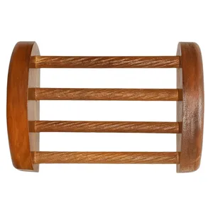 زیر لیوانی چوبی مدل نردبانی طرح هلالی