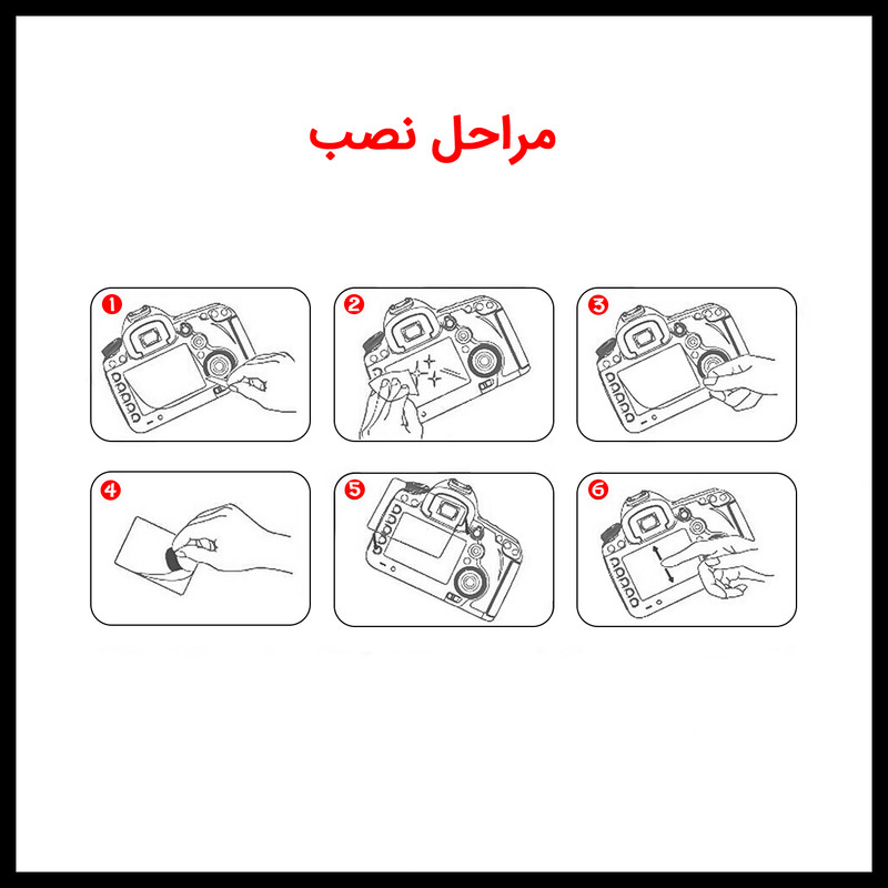 محافظ صفحه نمایشگر هیدروژل راک اسپیس مدل 180H-01Y مناسب برای دوربین کانن EOS 800D
