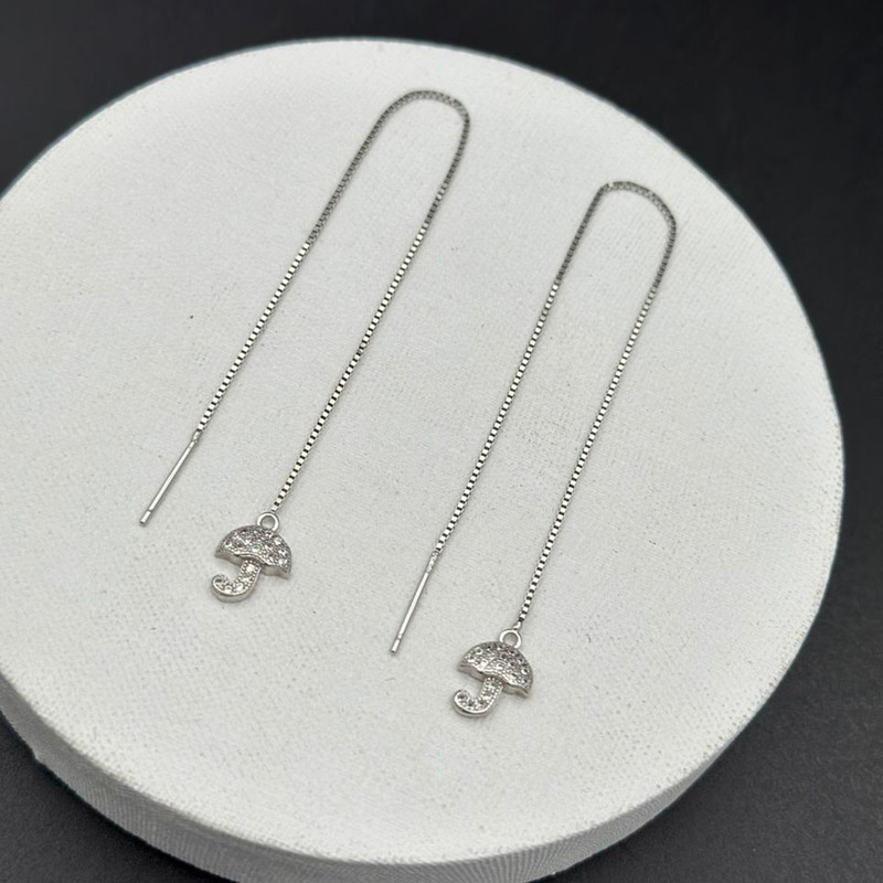 گوشواره نقره زنانه مدل چتر گوشواره نقره زنانه مدل چتر