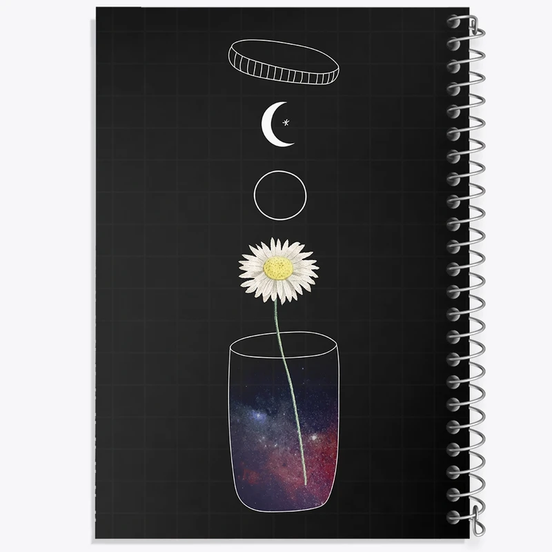 دفتر ژورنال نویسی 50 برگ خندالو مدل نقطه ای طرح مفهومی کد F2543