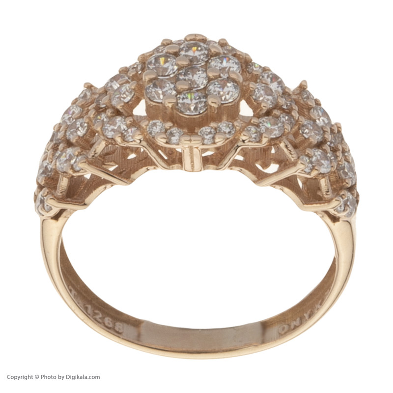 انگشتر طلا 18 عیار زنانه مایا ماهک مدل MR0428 طرح گندم