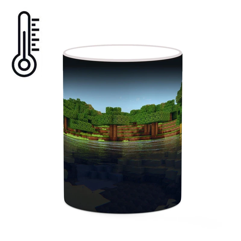 ماگ حرارتی کاکتی طرح ماینکرافت minecraft مدل mgh41355