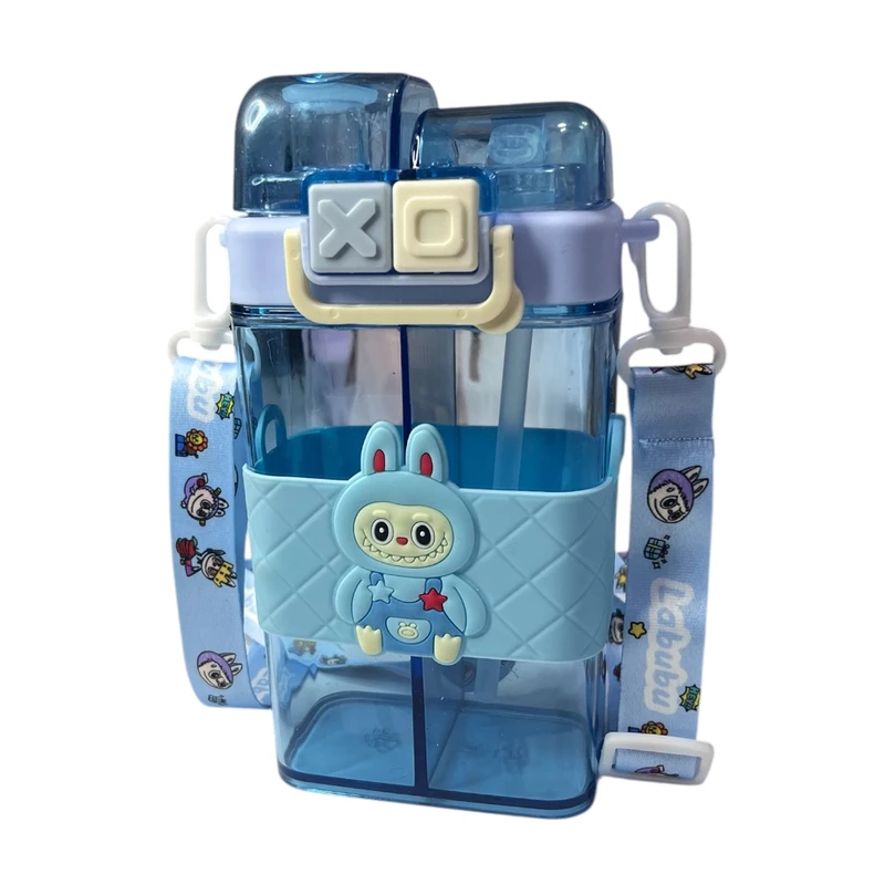 قمقمه کودک مدل دو مخزنه طرح لبوبو کد BL  گنجایش 0.5 لیتر