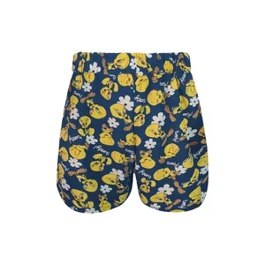 شلوارک زنانه افراتین مدل توئیتی رنگ سرمه ای