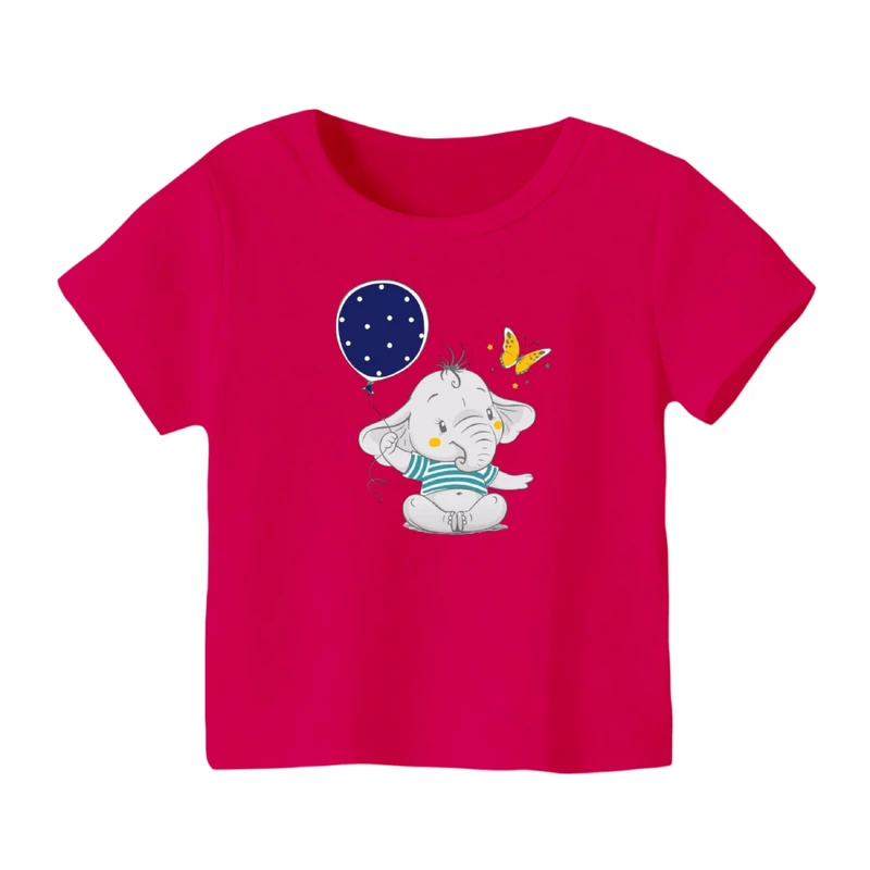 تی شرت آستین کوتاه بچگانه مدل فیل کد ۱۶