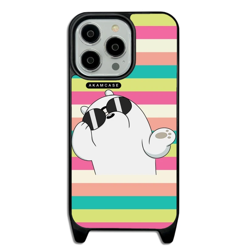 کاور آکام مدل AMCWLA13PRO-BARE BEAR11 مناسب برای گوشی موبایل اپل iPhone 13 Pro