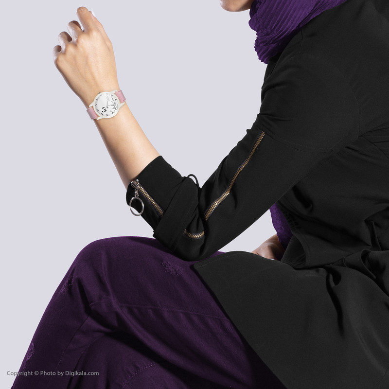 ساعت مچی عقربه ای زنانه ناکسیگو طرح دینا کد LF3497