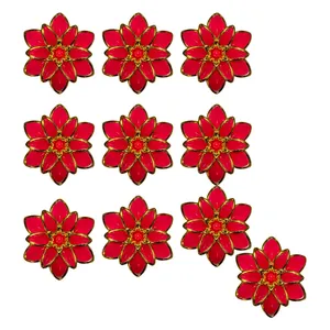 آویز تزیینی مدل گل بسته 10 عددی