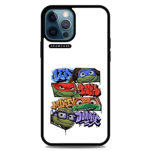 AKAM AMC-WA12PROMAX-NINJA TURTLES11 Cover For Apple iPhone 12 Pro Max