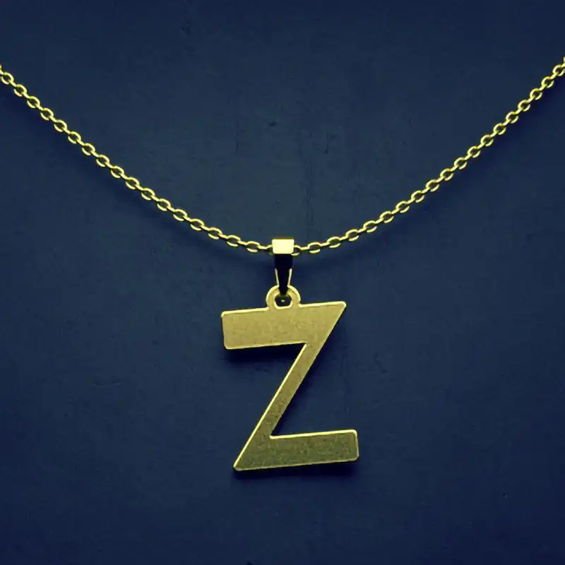 گردنبند طلا 18 عیار زنانه مدوپد مدل حرف Z کد H3-1-1286