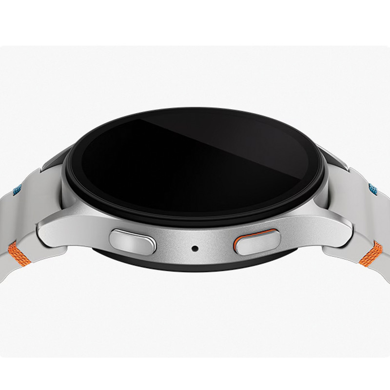 ساعت هوشمند سامسونگ مدل Galaxy Watch 7 44mm دارای قابلیت های کنترل موسیقی (Music Player) بند پلاستیک