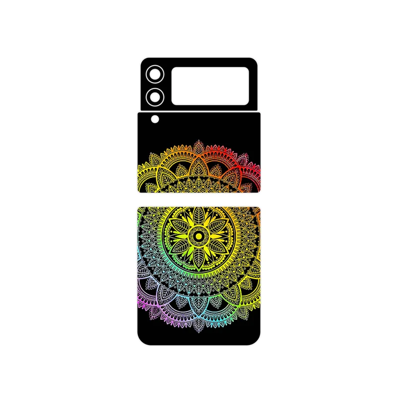 برچسب پوششی ماهوت مدل Mandala Design 4 مناسب برای گوشی موبایل سامسونگ Galaxy Z Flip3 5G