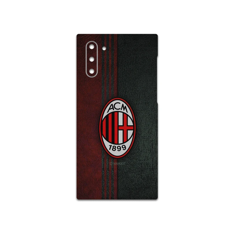 برچسب پوششی ماهوت مدل AC-Milan-FC مناسب برای گوشی موبایل سامسونگ Galaxy Note 10