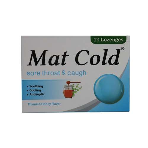 آبنبات اکالیپتوس طعم آویشن عسل مت کلد بسته 12 عددی