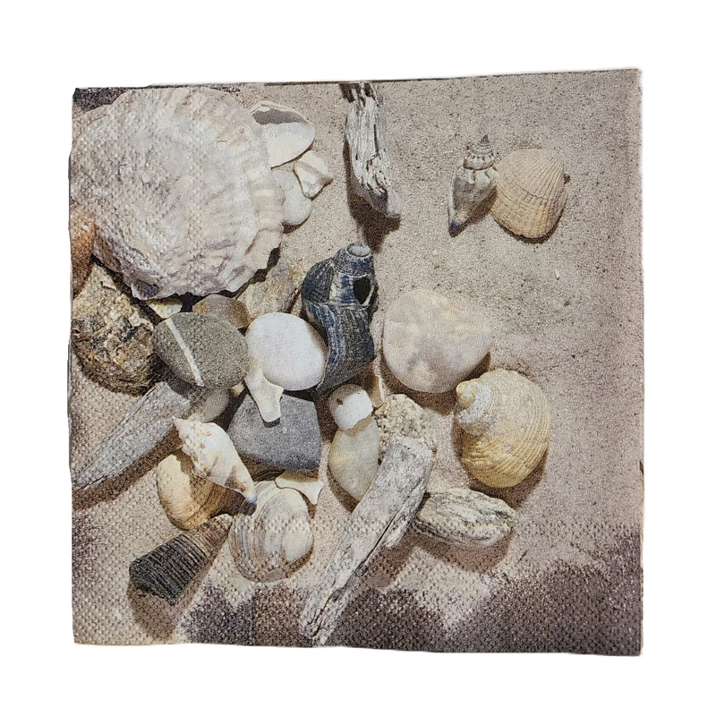 دستمال سفره آی اچ آر مدل صدف بسته 20 عددی