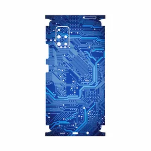 MAHOOT Blue Printed Circuit Board-FullSkin Cover Sticker for Samsung Galaxy A71 5G