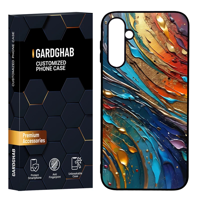 کاور گارد قاب مدل پشت گلس ساده مناسب برای گوشی موبایل سامسونگ Galaxy A24