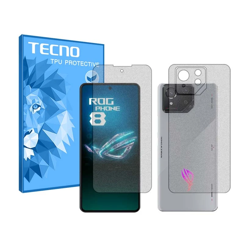 محافظ صفحه نمایش مات تکنو مدل Resistant مناسب برای گوشی موبایل ایسوس ROG Phone 8 به همراه محافظ