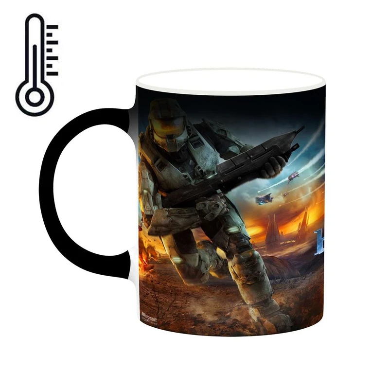 ماگ حرارتی کاکتی مدل بازی هالو Halo 2 کد mgh29033