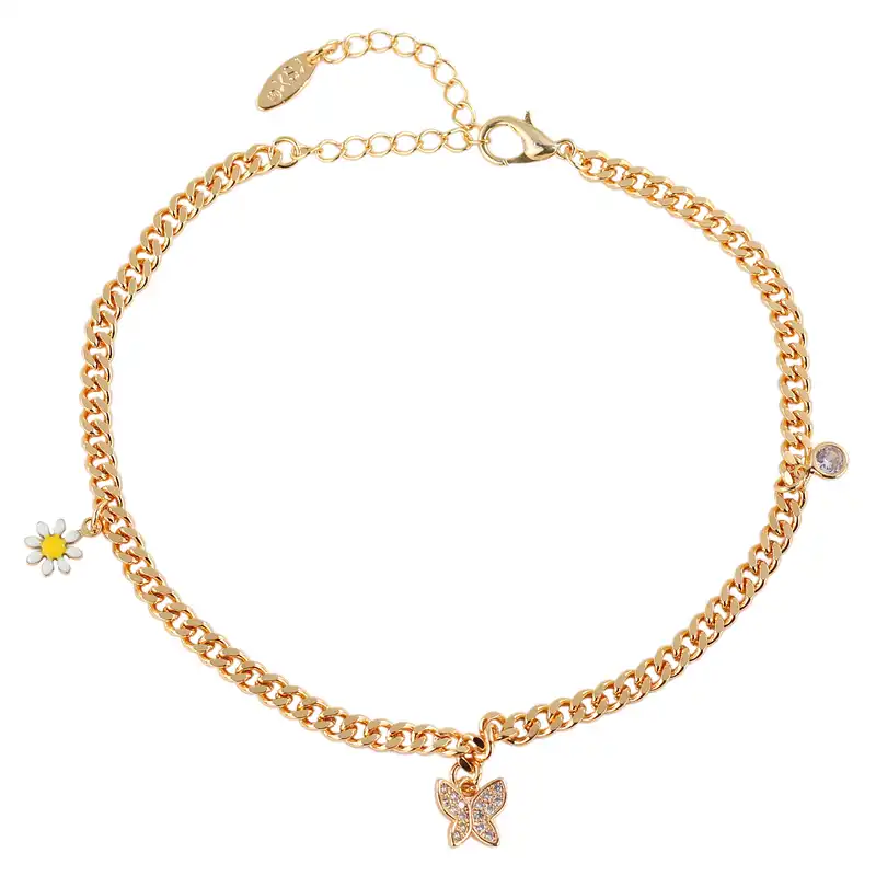 پابند زنانه وای اس ایکس مدل پروانه کد FF174