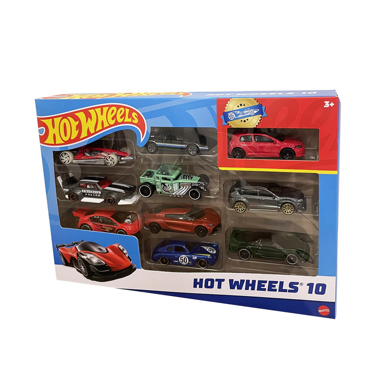 ماشین بازی هات ویلز مدل HW Ten Car Set کد 54886 M مجموعه 10 عددی ماشین بازی هات ویلز مدل HW Ten Car Set کد 54886 M مجموعه 10 عددی