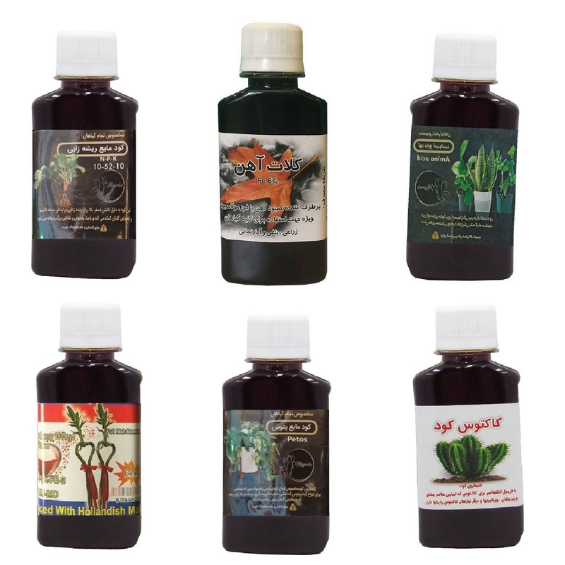 کود مایع فسفر ریشه زایی 10-52-10 و کلات آهن و امینو اسید و کود بامبو و کود پتوس و کود کاکتوس مدل life drop حجم 120 میلی لیتر کود مایع فسفر ریشه زایی 10-52-10 و کلات آهن و امینو اسید و کود بامبو و کود پتوس و کود کاکتوس مدل life drop حجم 120 میلی لیتر