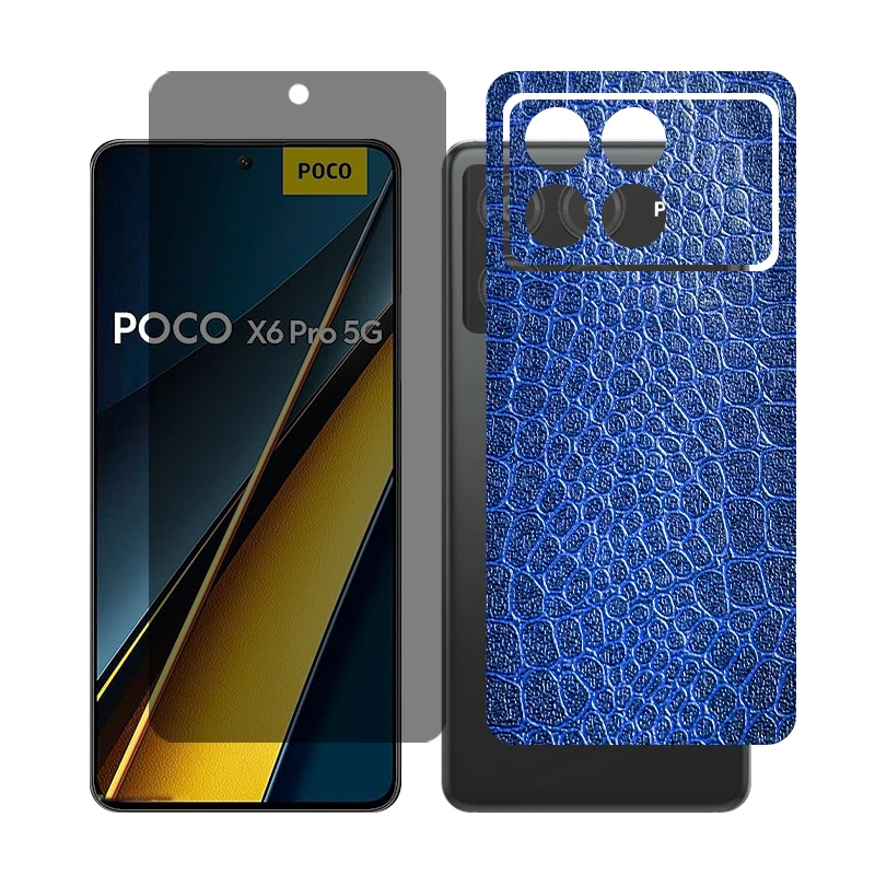 محافظ صفحه نمایش حریم شخصی گلس مدل Together مناسب برای گوشی موبایل شیائومی Poco X6 Pro به همراه برچسب پوششی