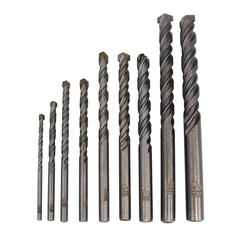مته الماسه گرانیت مدل کوییک کد YP-AL-GRANITE-STEEL سایز 4/14 میلیمتر مجموعه 9 عددی