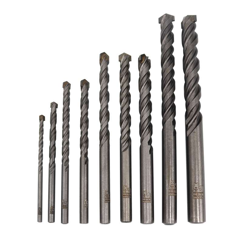 مته الماسه گرانیت مدل کوییک کد YP-AL-GRANITE-STEEL سایز 4/14 میلیمتر مجموعه 9 عددی