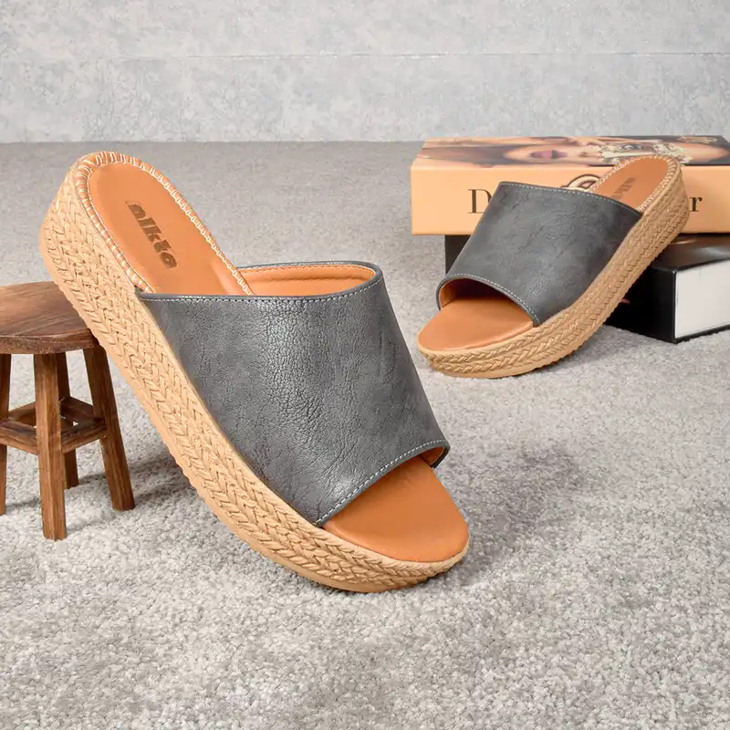 صندل زنانه نیکتا مدل GRY.2754