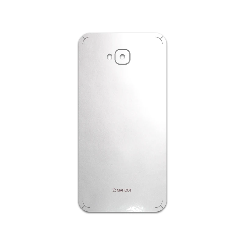 برچسب پوششی ماهوت مدل Metallic-White مناسب برای گوشی موبایل ایسوس Zenfone 4 Selfie