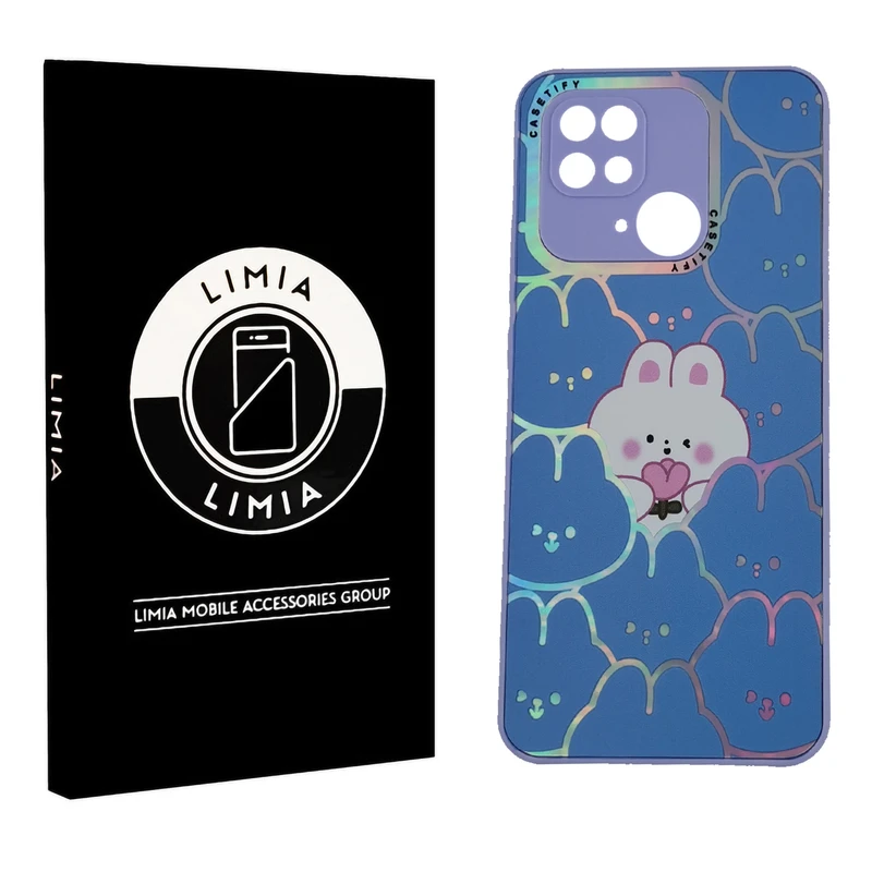 کاور لیمیا مدل فانتزی لنزدار طرح عروسکی شبرنگی مناسب برای گوشی موبایل شیائومی Redmi 10C/C40