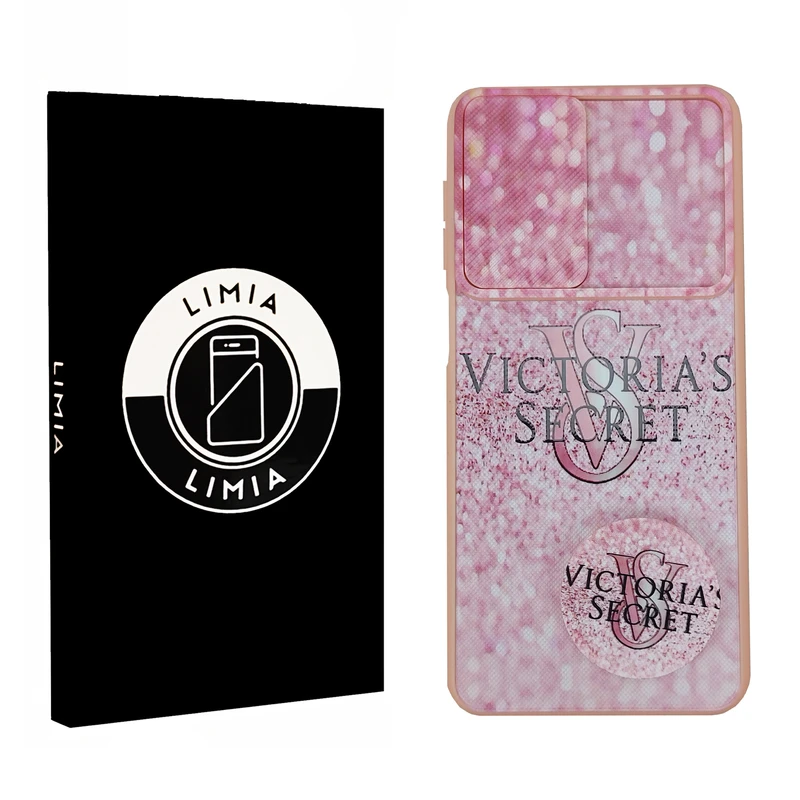 کاور لیمیا مدل فانتزی کشویی  کد 481 مناسب گوشی موبایل سامسونگ Galaxy A53 به همراه پاپ سوکت