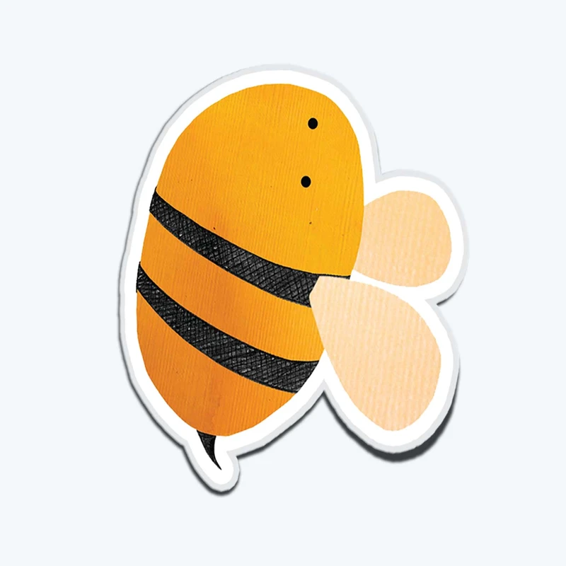 استیکر لپ تاپ طرح Bee Sticker کدST164