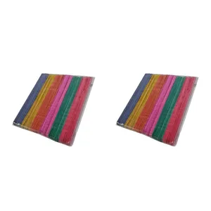 چوب بستنی مدل باریک رنگی بسته 84 عددی