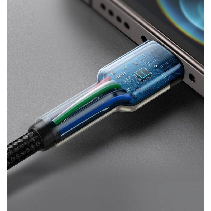 کابل تبدیل USB-C به لایتنینگ باسئوس مدل CATLJK 20W طول 2 متر