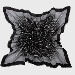 روسری زنانه نخی مدل چهارفصل 90  آرکا - A6300